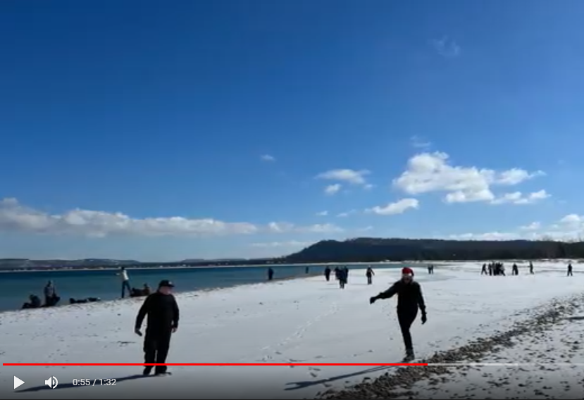 winter beach