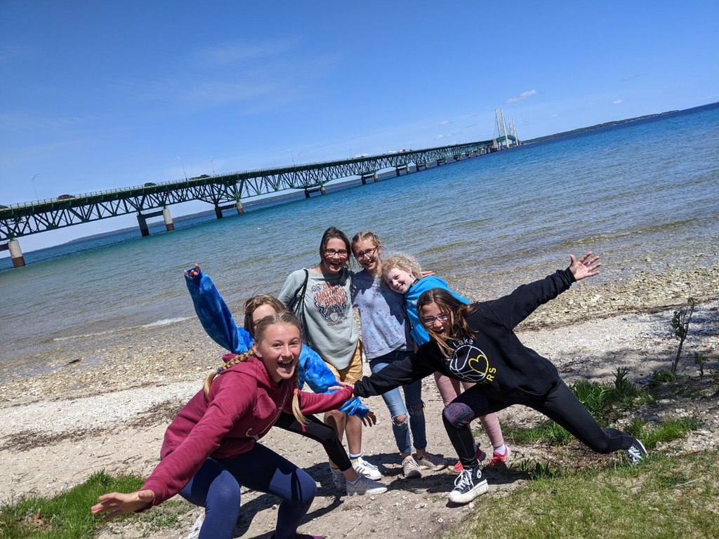 5th Grade Girls and Mackinac Bridge